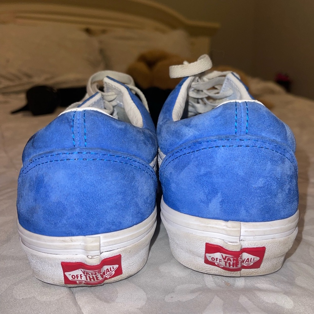 Women’s size 9.5 Blue shoes Vans, Men’s Size 8 - Picture 3 of 4